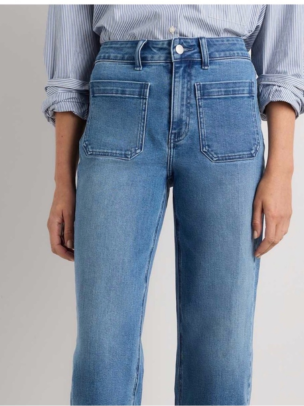 Talbots  Cropped Wide-Leg Jeans - Picture 3 of 8